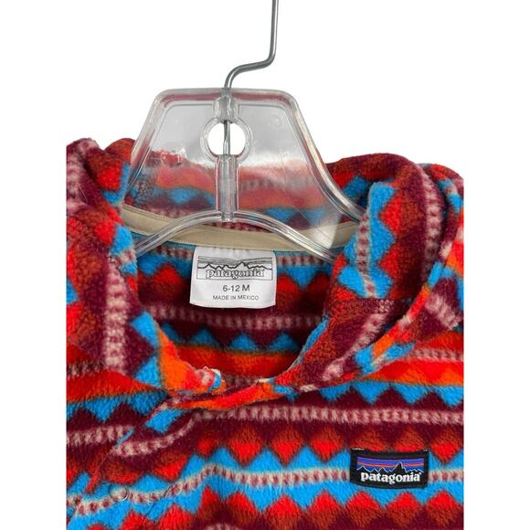 Patagonia Kids Red and Blue Patterned Jacket - Picture 14 of 16